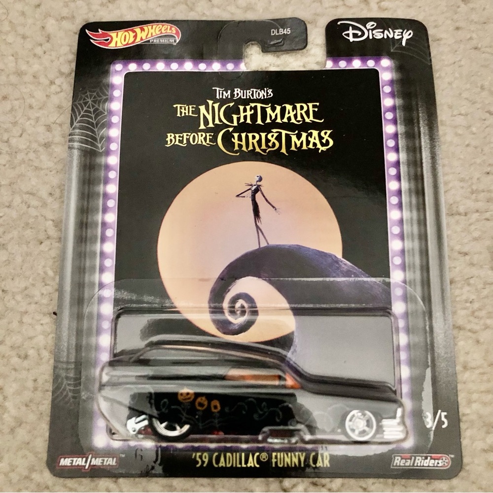 Hot Wheels Premium Disney Night Before Christmas '59 Cadillac Funny Car